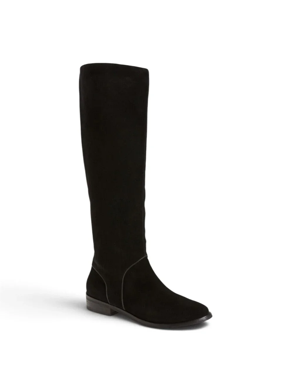 UGG Daley Tall Equestrian Riding Boots Black Suede Knee High Women’s 7.5 NWOB